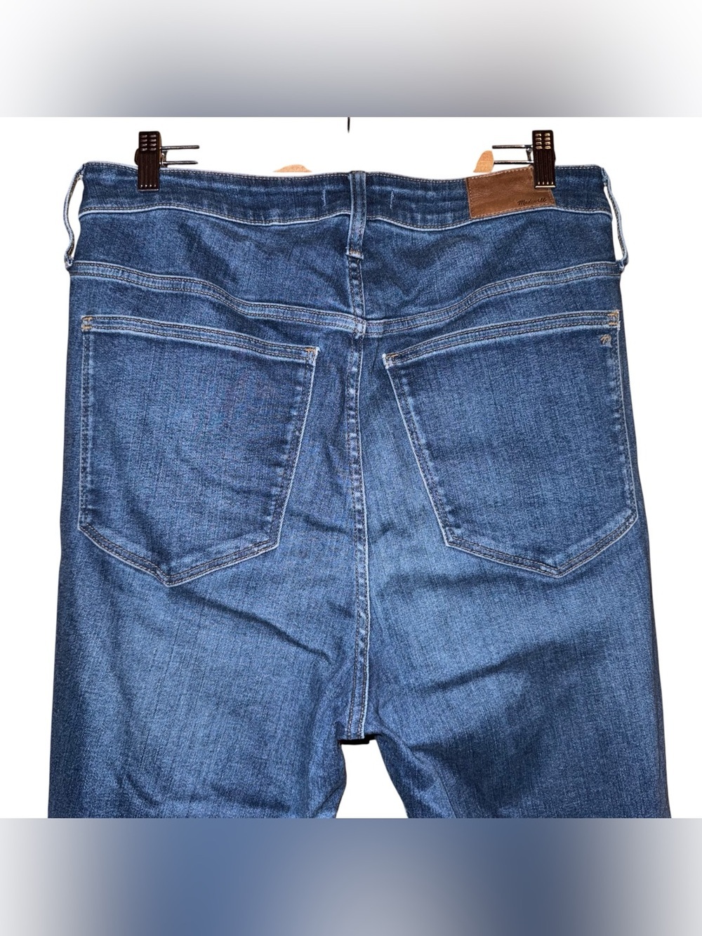 MADEWELL Curvy High-Rise Skinny Jeans in Lanette Wash Plus Size 16W - Picture 6 of 13